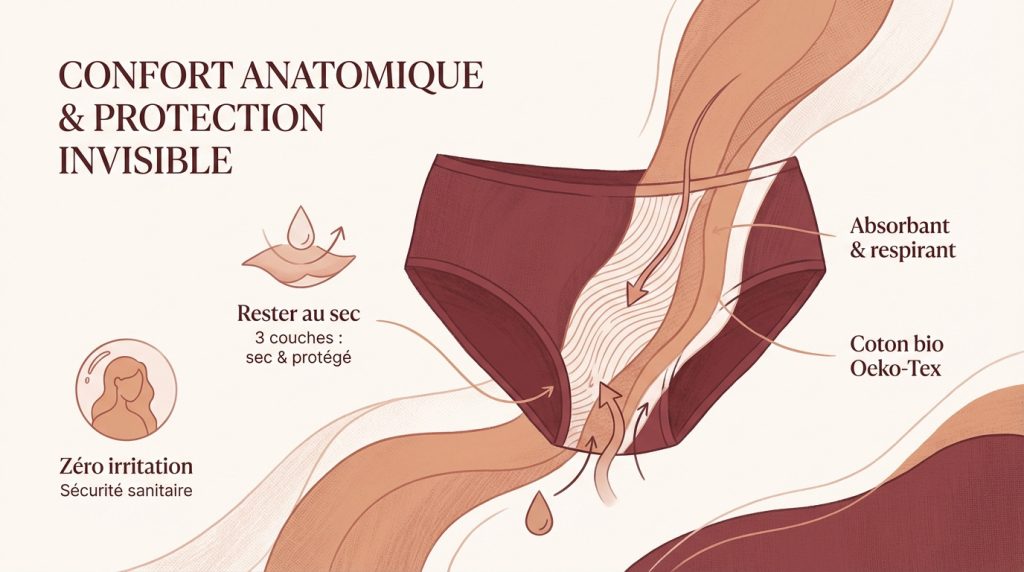 Lingerie menstruelle : confort et sécurité pour votre cycle