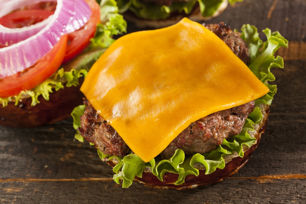 Recette du burger cheddar pour femme enceinte